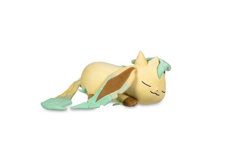 Pokemon Sleeping Leafeon Poké Plush