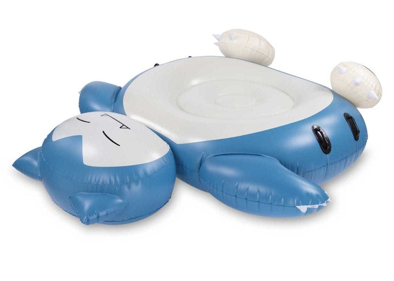 Pokemon Snorlax Summer Days Pool Float Blue