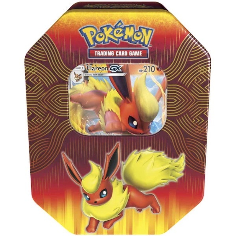 Pokèmon Sun & Moon Elemental Power Featuring Flareon GX 1st Print Tin