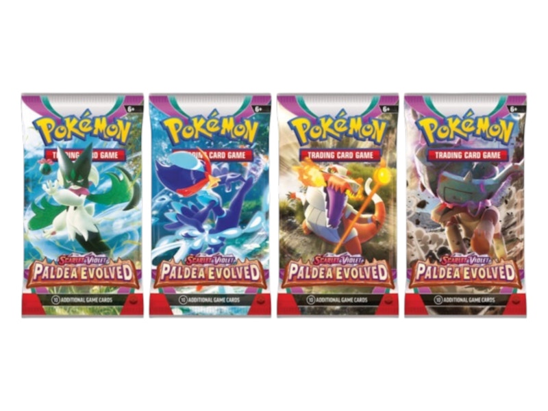Pokémon Sword & Shield Paldea Evolved Booster Pack 4x Lot (Artwork May Vary)