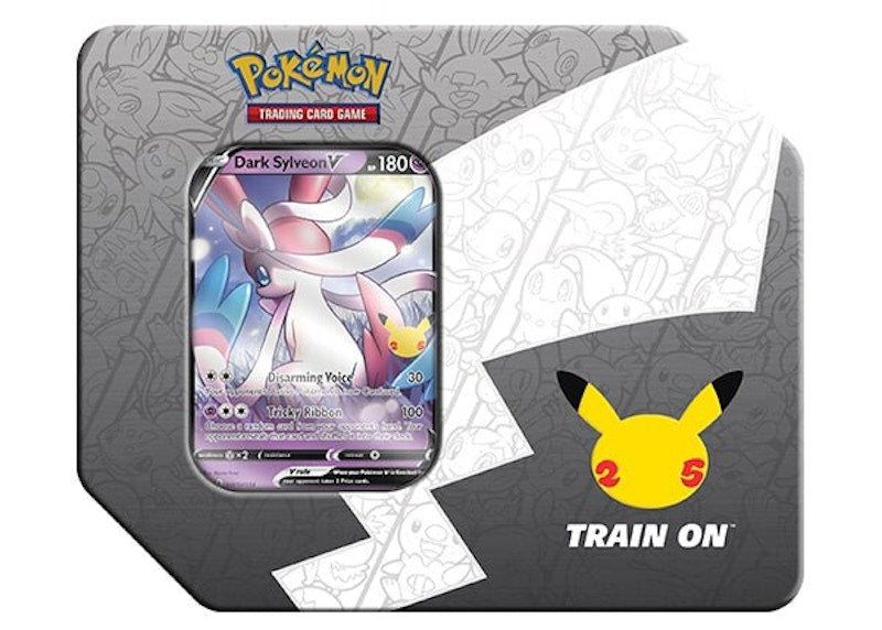Pokémon TCG 25th Anniversary Celebrations Large Tin Dark Sylveon V