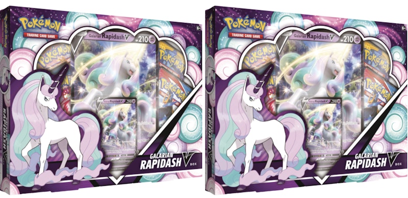 Pokémon TCG Galarian Rapidash V Box 2x Lot