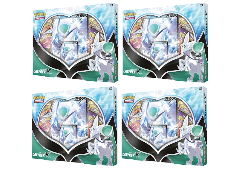 Pokémon TCG Ice Rider Calyrex V Box 4x Lot