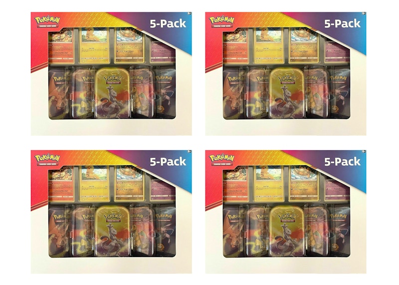 Pokémon TCG Kanto Power Mini Tin Collection Costco Exclusive Box Set (Canada Version) 4x Lot