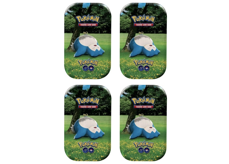 Pokémon TCG Pokémon GO Snorlax Mini Tin 4x Lot