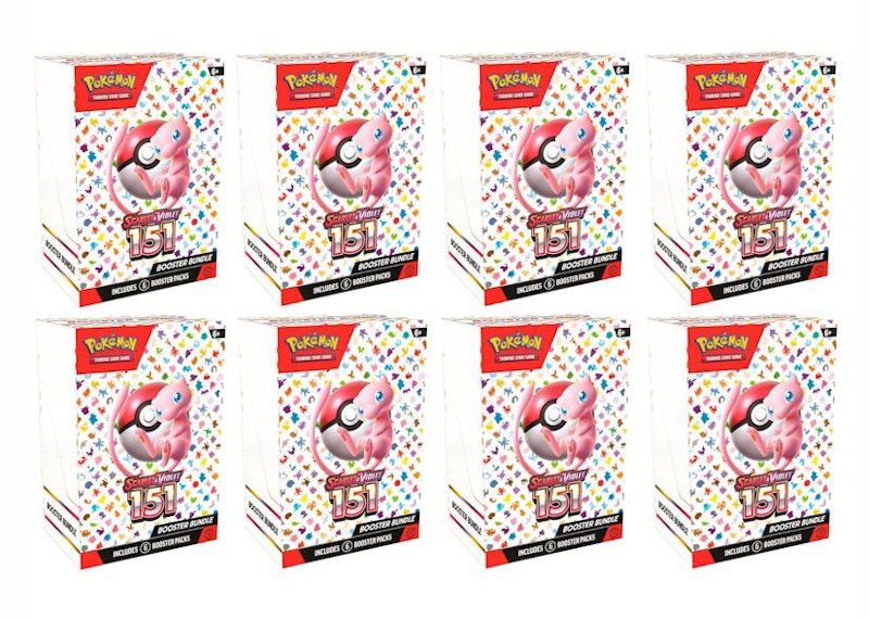 Pokémon TCG Scarlet & Violet 151 6pk Booster Bundle 8x Lot