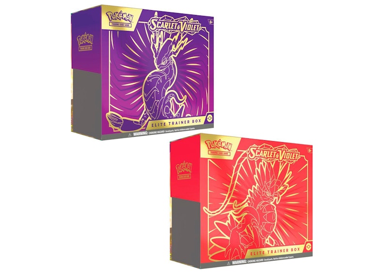 Pokémon TCG Scarlet & Violet Koraidon/Miraidon Elite Trainer Box 2x Bundle