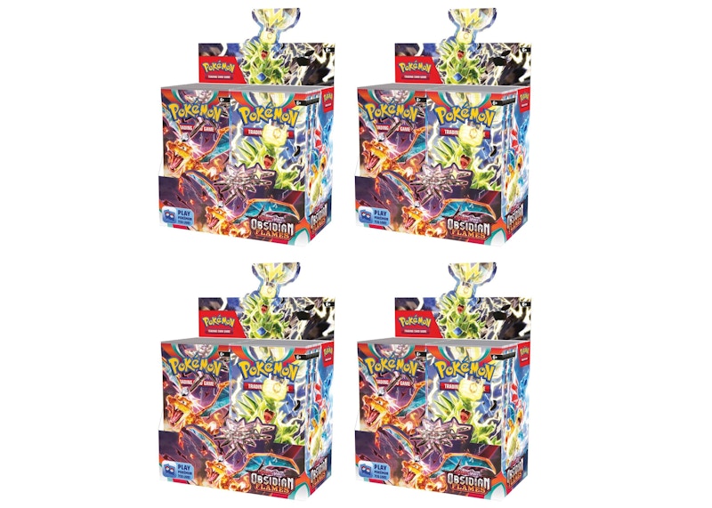 Pokémon TCG Scarlet & Violet Obsidian Flames Booster Box 4x Lot