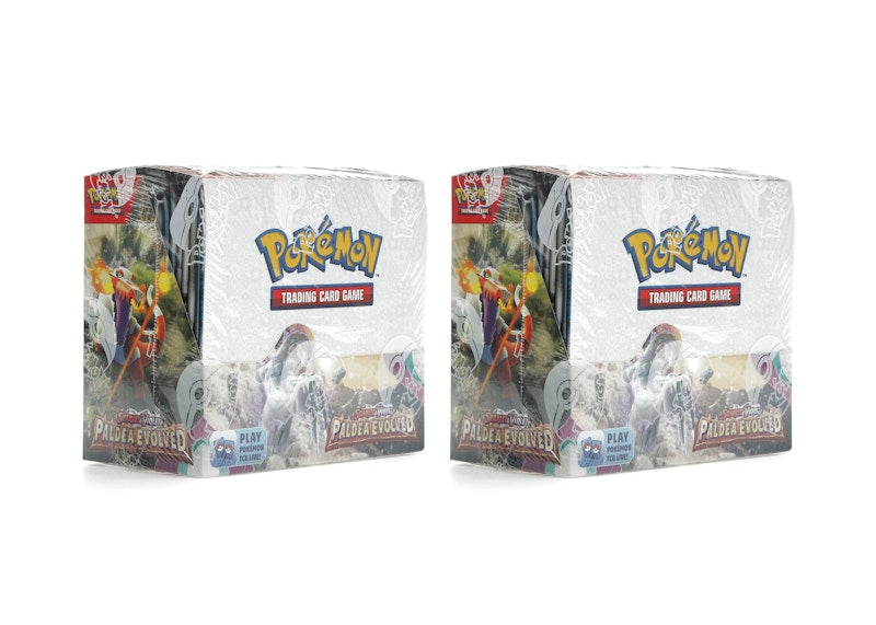 Pokémon TCG Scarlet & Violet Paldea Evolved Booster Box 2x Lot