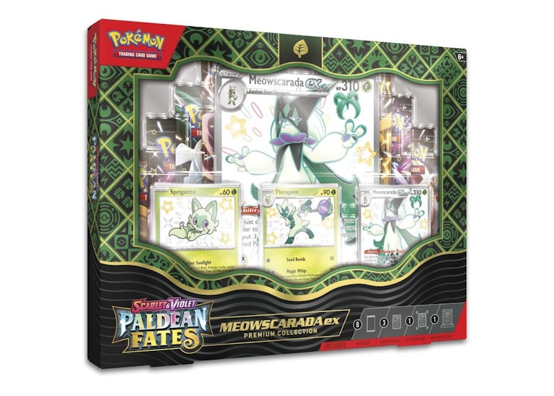Pokémon TCG Scarlet & Violet Paldean Fates Meowscarada ex Premium Collection