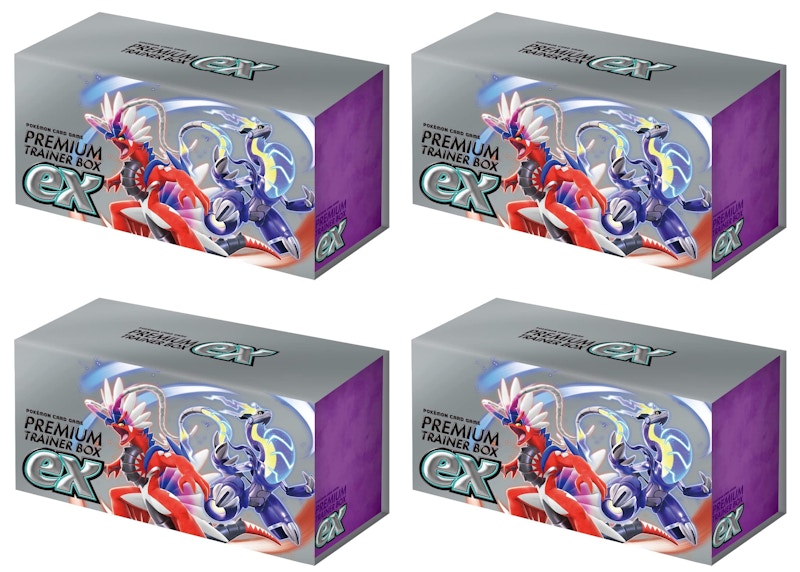Pokémon TCG Scarlet & Violet Premium Trainer Box ex (Japanese) 4x Lot