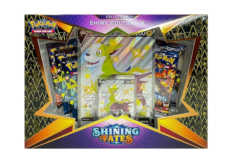 Pokemon TCG Shining Fates Shiny Boltund V Collection Box