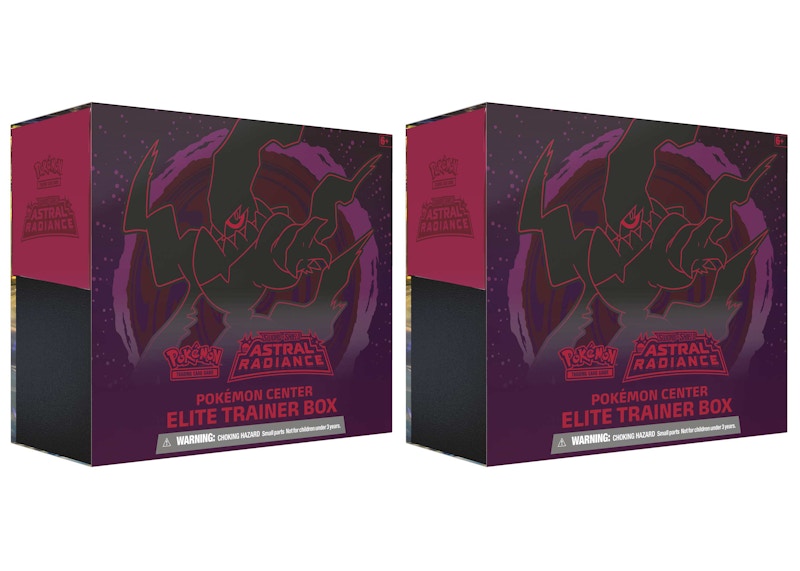 Pokémon TCG Sword & Shield Astral Radiance Pokémon Center Exclusive Elite Trainer Box 2x Lot
