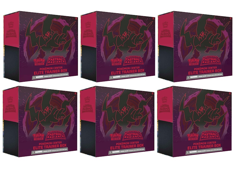 Pokémon TCG Sword & Shield Astral Radiance Pokémon Center Exclusive Elite Trainer Box 6x Lot