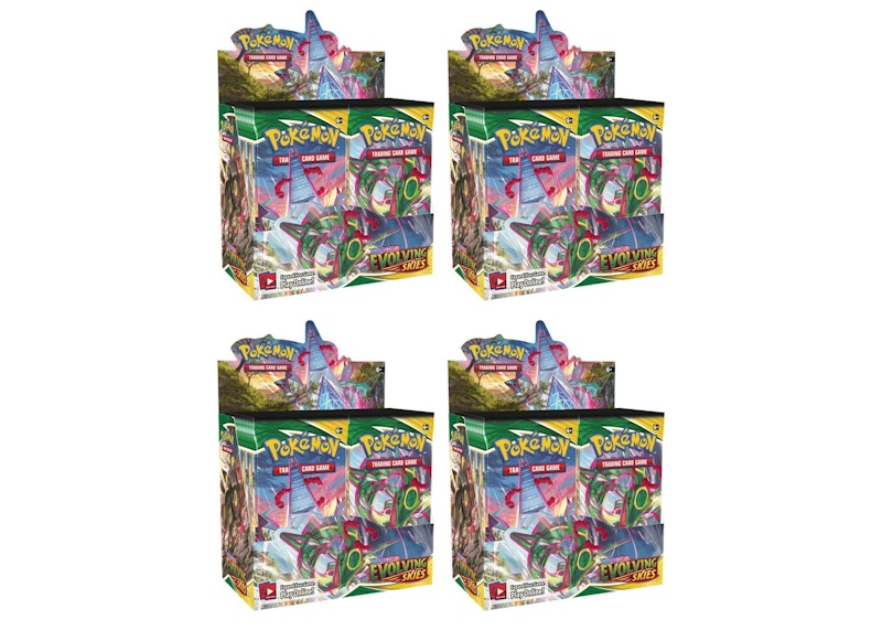 Pokémon TCG Sword & Shield Evolving Skies Booster Box 4x Lot