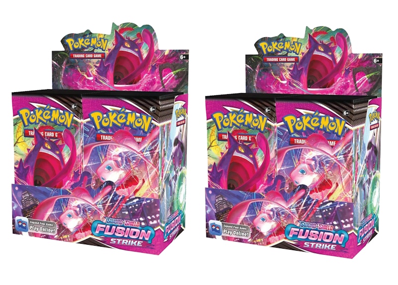 Pokémon TCG Sword & Shield Fusion Strike Booster Box 2x Lot