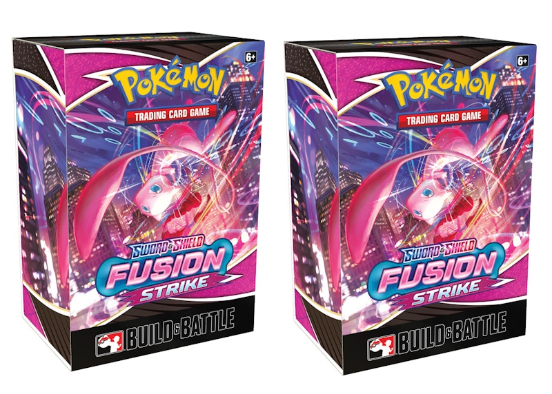 Pokémon TCG Sword & Shield Fusion Strike Build & Battle Box 2x Lot