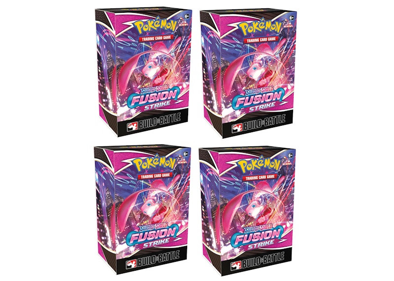 Pokémon TCG Sword & Shield Fusion Strike Build & Battle Box 4x Lot