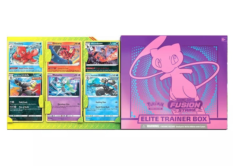 Pokémon TCG Sword & Shield Fusion Strike Elite Trainer Box (with Bonus Cards)