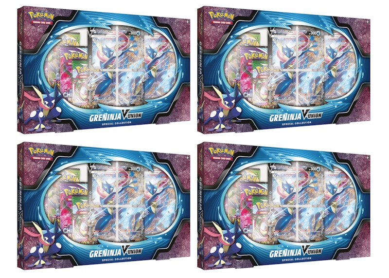 Pokémon TCG Sword & Shield Greninja V-UNION Special Collection Box 4x Lot