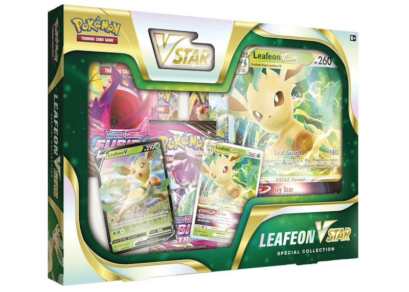 Pokémon TCG Sword & Shield Leafeon VSTAR Special Collection Box