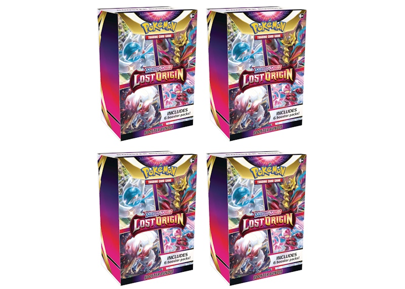 Pokémon TCG Sword & Shield Lost Origin Booster Bundle 4x Lot