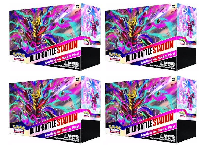 Pokémon TCG Sword & Shield Lost Origin Build & Battle Stadium 4x Lot