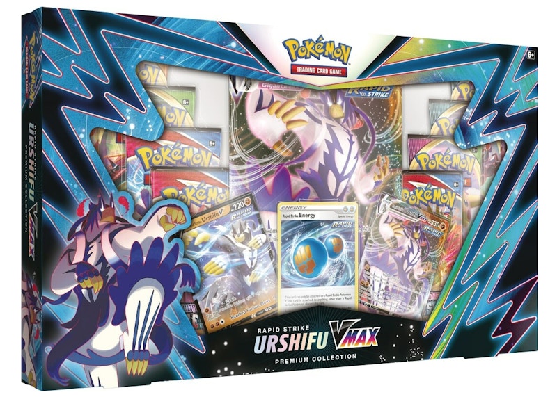 Pokémon TCG Sword & Shield Rapid Strike Urshifu VMAX Premium Collection Box