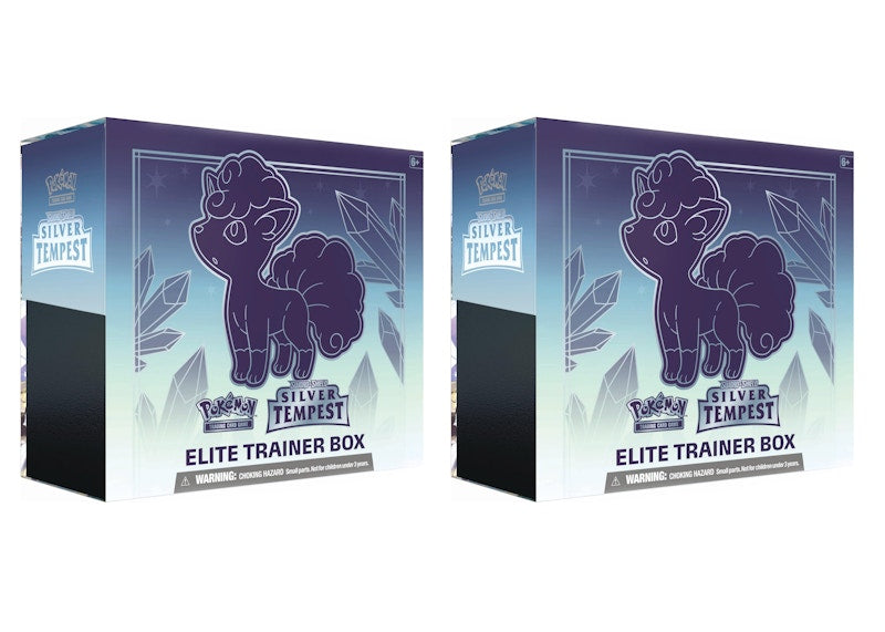Pokémon TCG Sword & Shield Silver Tempest Elite Trainer Box 2x Lot