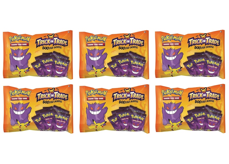 Pokémon TCG Trick or Trade Halloween Booster Bundle (40 Packs) 6x Lot