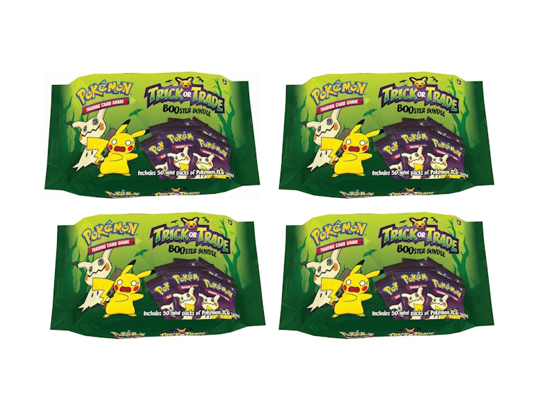 Pokémon TCG Trick or Trade Halloween Booster Bundle 4x Lot