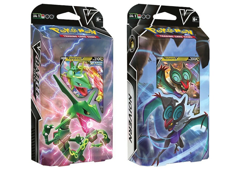 Pokémon TCG V Battle Deck Rayquaza V/Noivern V 2x Bundle
