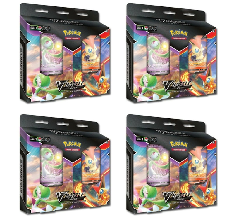 Pokémon TCG Victini Vs. Gardevoir V Battle Deck 4x Bundle