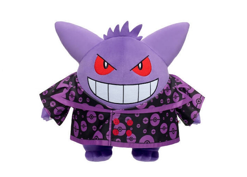 Pokemon x Build-A-Bear Gengar Plush with Sound & Coat
