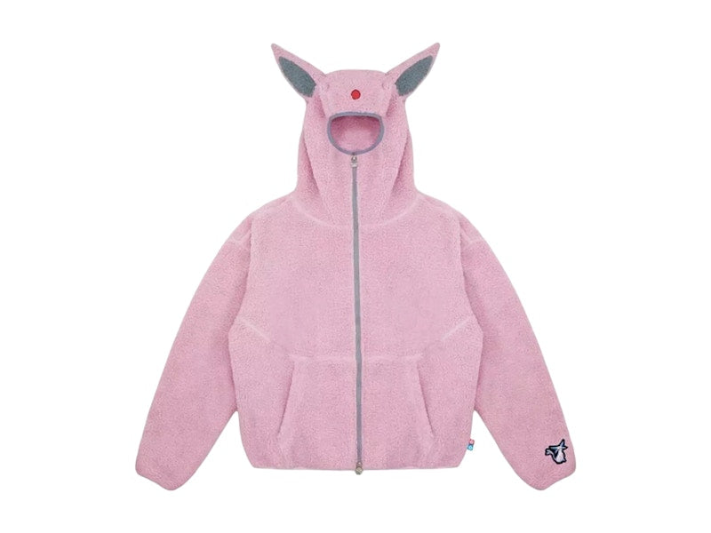 Pokemon x Vandy The Pink Espeon Fleece Jacket Pink