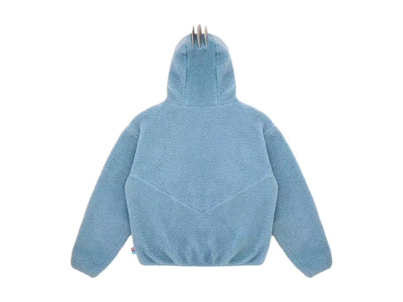 Pokemon x Vandy The Pink Machop Fleece Jacket Blue
