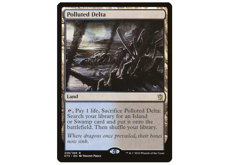 Polluted Delta Khans of Tarkir Rare #239 (Ungraded)