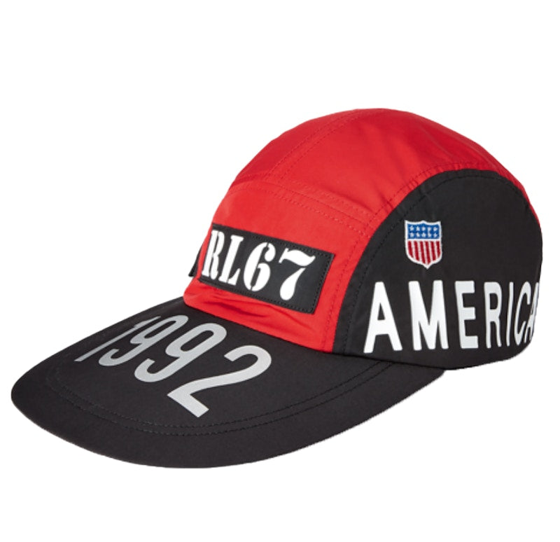 Polo Ralph Lauren Long-Bill Stadium Cap Red/Silver
