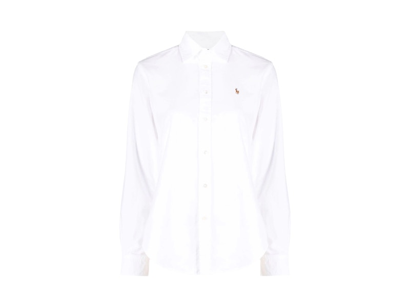 Polo Ralph Lauren 40/1 Ctn Oxford-Ls Crlte Shirt Bsr White