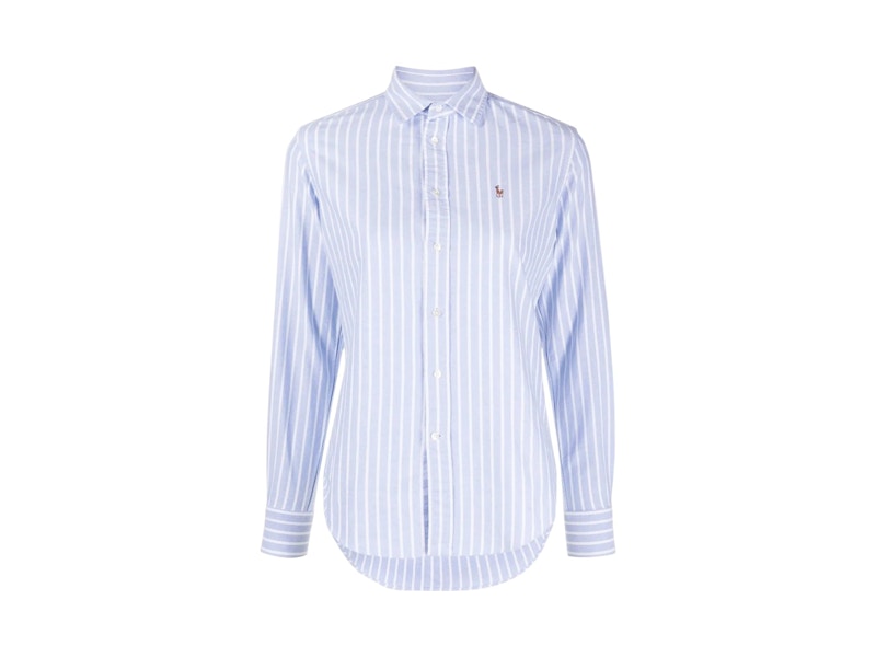 Polo Ralph Lauren 40/1 Ctn Oxford-Ls Crlte St-Long Sleeve-Button Front Shirt Hib/White