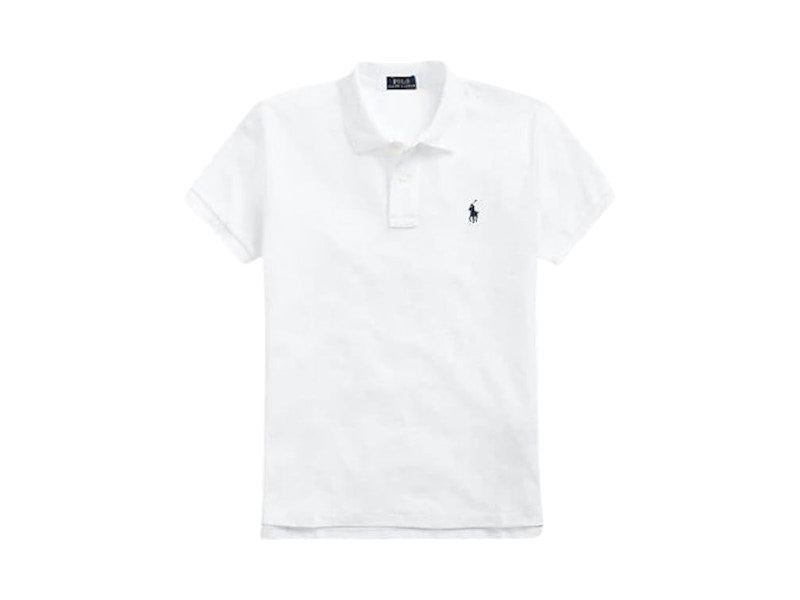 Polo Ralph Lauren Basic Mesh Fit Classic Short Sleeve Knit Shirt White