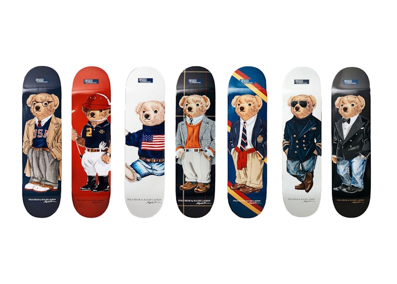 Polo Ralph Lauren Bear Skateboard Deck Set