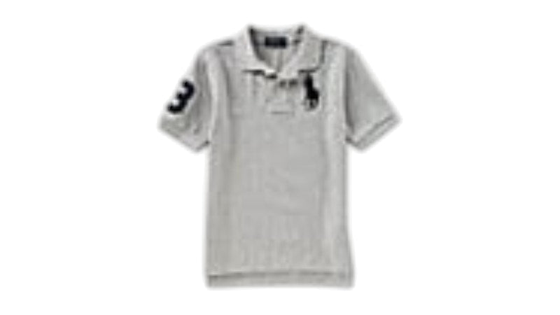 Polo Ralph Lauren Boys S/S Big Pony Mesh Polo Andover Heather