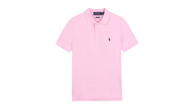 Polo Ralph Lauren Boys Short Sleeve Basic Mesh Polo Carmel Pink