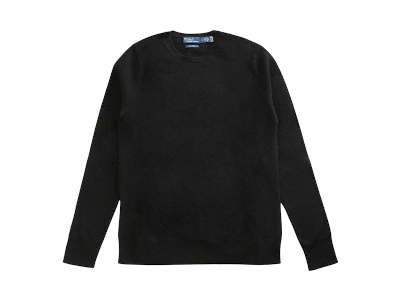 Polo Ralph Lauren Cashmere Long Sleeve Pullover Polo Black