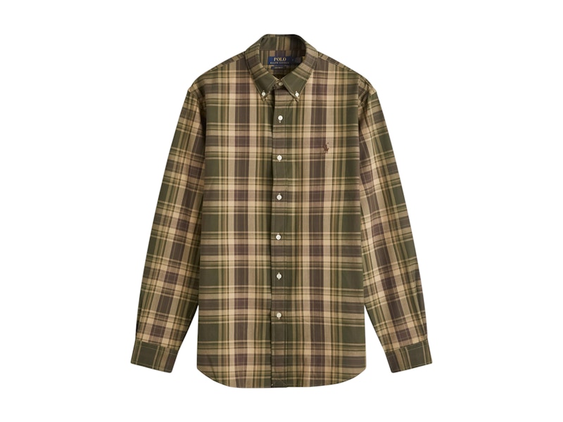 Polo Ralph Lauren Check Shirt Olive Multi