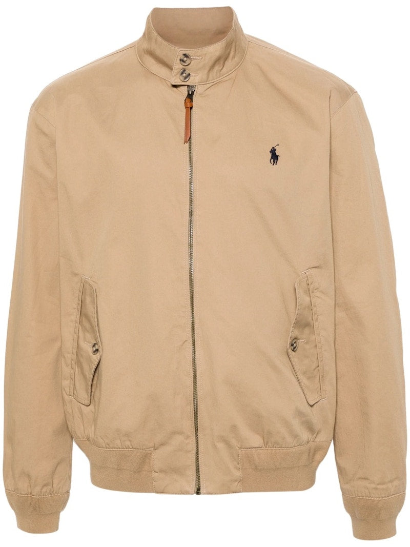 Polo Ralph Lauren City Cotton Twill Windbreaker Cafe Tan