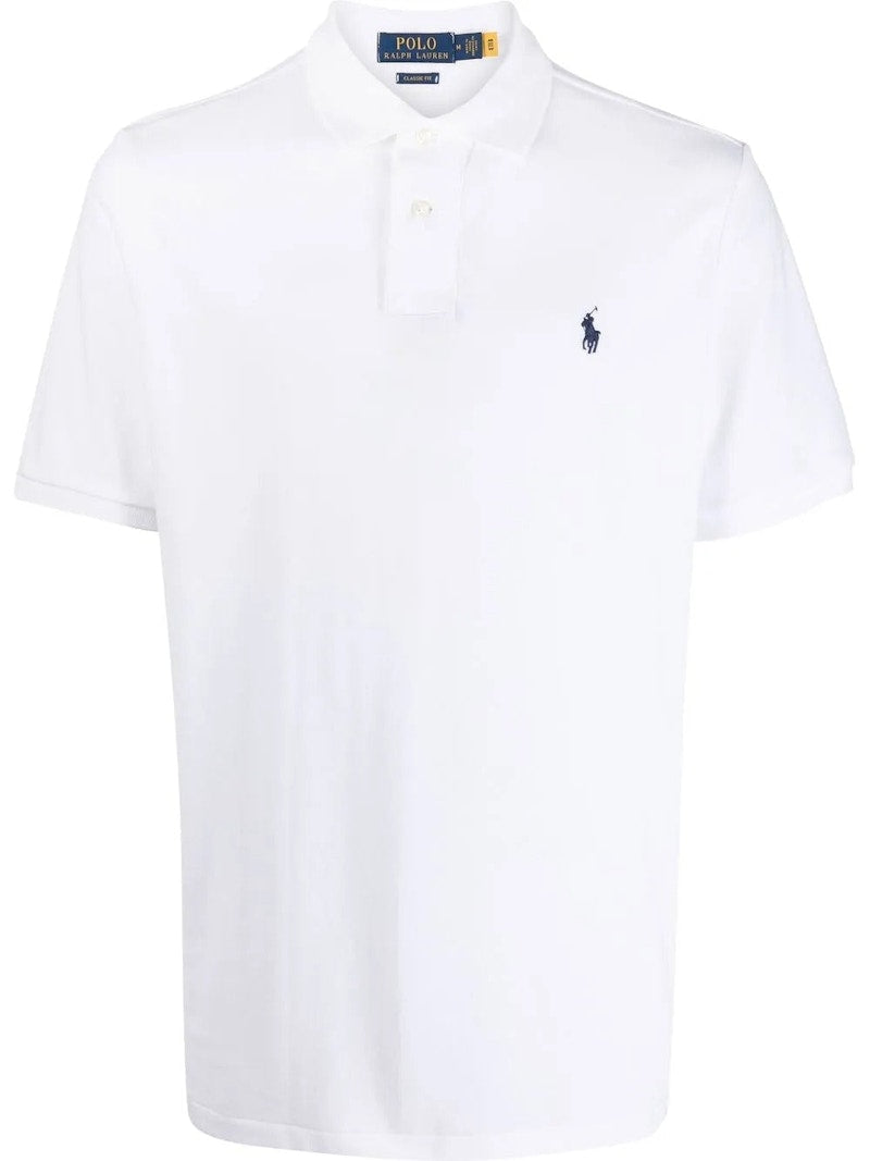 Polo Ralph Lauren Classic Fit Short Sleeve Mesh Polo White