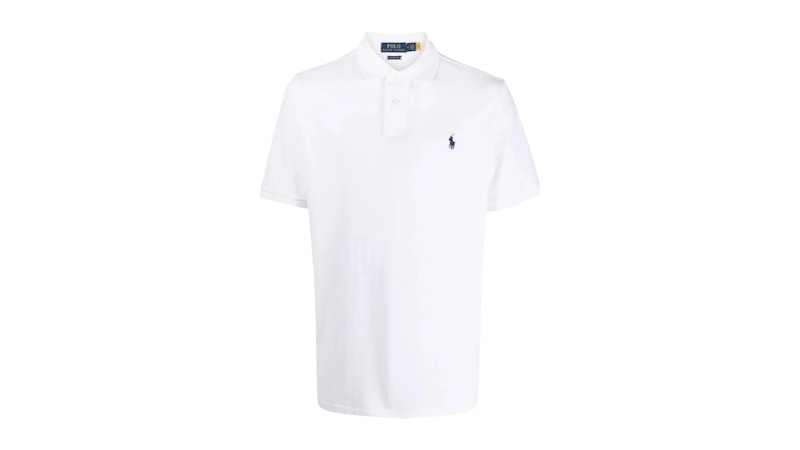 Polo Ralph Lauren Classic Fit Short Sleeve Mesh Polo White
