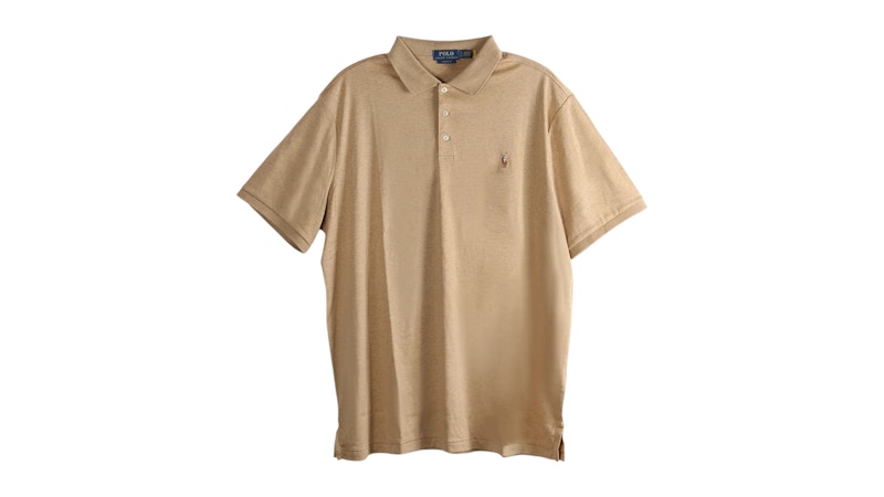 Polo Ralph Lauren Classic Fit Short Sleeve Soft Touch Polo Classic Camel Heather